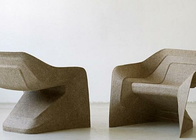 First natural fiber monobloc chair