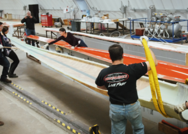 IACMI teams with industry to unveil a nine-meter wind turbine blade