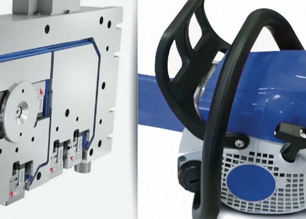 A hot runner system that enables gas-assisted injection molding of Class A surface