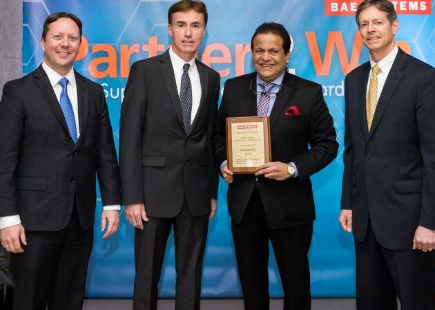 Kineco Kaman wins BAE Systems gold tier supplier award
