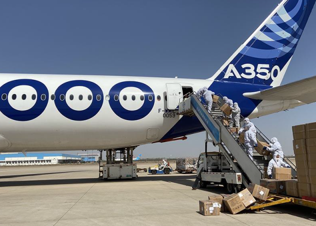 Airbus A350-1000 deployed in fight against Covid-19