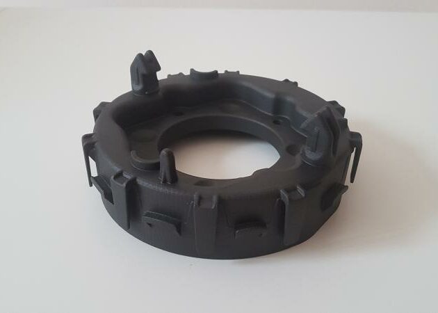 A high-performance composite airbag housing container made by 3D printing