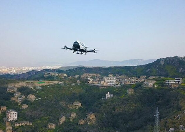 EHang obtained commercial pilot operation approval of passenger-grade AAVs for air logistics uses
