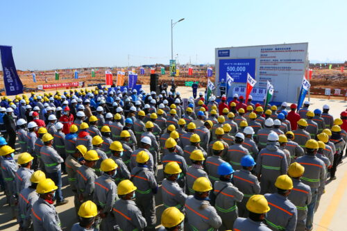 The initial phase of BASF Guangdong Verbund site achieved 500,000 safe working hours