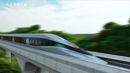 Debut of China’s first high-temp maglev prototype