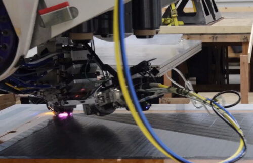 Victrex AE250 lMPAEK uni-directional tape achieves layup speeds of thermosets