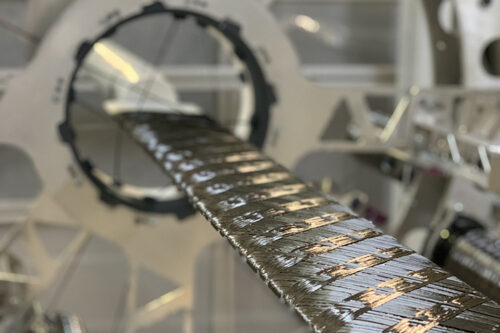 Cygnet Texkimp’s multi axis winder overcomes challenges of winding large components in high volumes