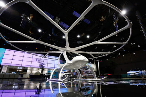 Volocopter and Geely present Volocopter model at Auto Shanghai 2021