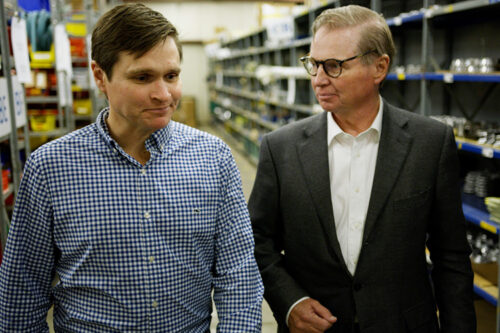 Robert Stevenson, President and CEO & Trevor Stevenson, Vice President, Eastman Machine Company