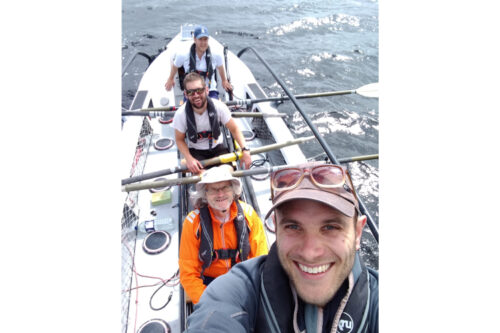 First crew to row non-stop from mainland Europe to mainland South America in a pure class boat