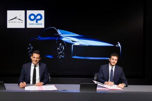 Plastic Omnium signs partnership with Hopium to develop the hydrogen storage system the Māchina