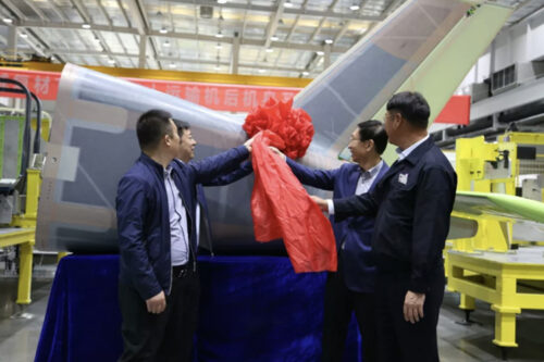 Guangwei Composites delivered parts for the TP500 drone air-freighter