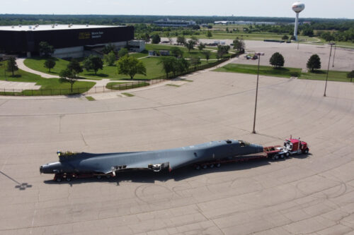 Air Force partners with WSU-NIAR to tear down and inspect a high time B-1B fuselage