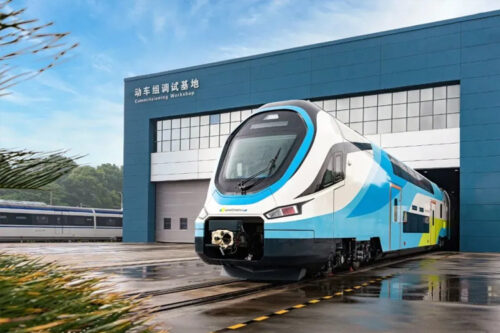 CRRC Zhuzhou exports a set of electric trains to the EU