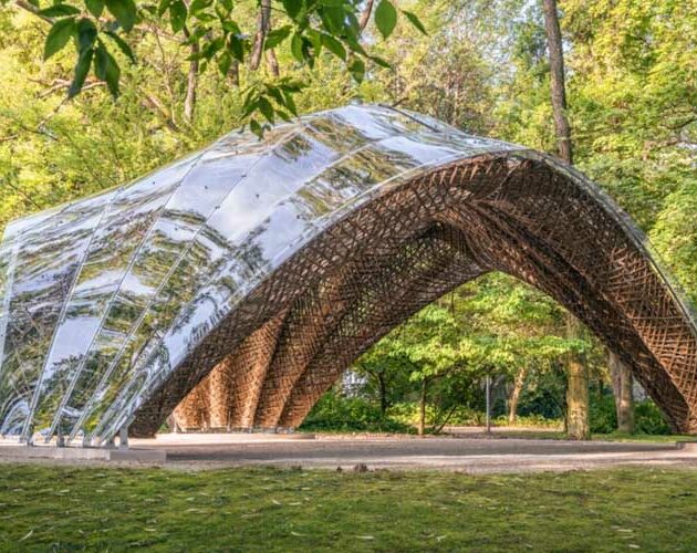 livMats biomimetic Pavilion is now open in the Botanic Garden in Freiburg