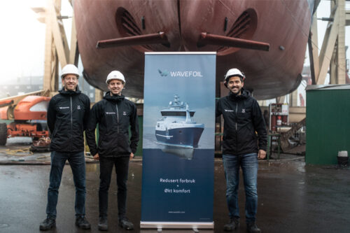(Left to right) R Erik Bockmann CEO at Wavefoil, Erlend Vasteveit CTO at Wavefoil, and Audun Yrke CIO at Wavefoil