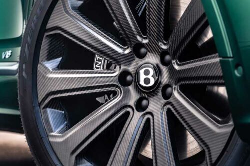 Bentley officially revealed the new carbon fibre rim by Bucci Composites