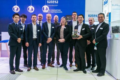 Kaneka during K2019 show (Source Kaneka))