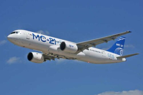 Irkut MC-21-310 gets paint and arrives at Zhukovsky to continue flight tests