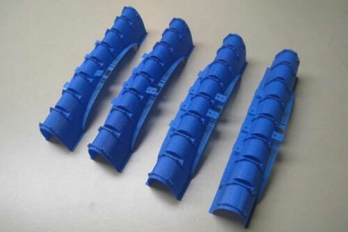 the shapes are molded into arcs or other shapes for maximum tensile strength. Photo credits, all images: ST Bungalow