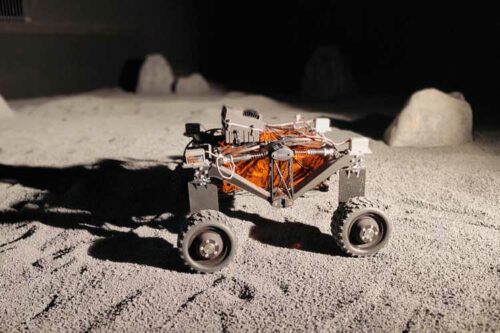 LunaLab rover testing (Image source: Anisoprint)