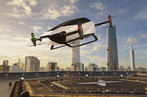 XPeng-backed HT Aero unveils flying vehicle city usage scenarios