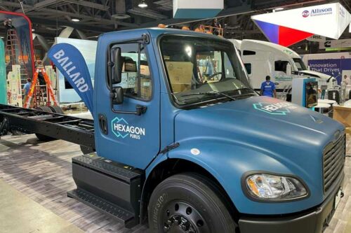 Hexagon Purus and Ballard Power Systems launch Class 6 fuel cell electric truck