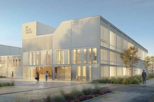 10 ans après sa création, l’Institut de recherche technologique Jules Verne lance la construction de son futur bâtiment