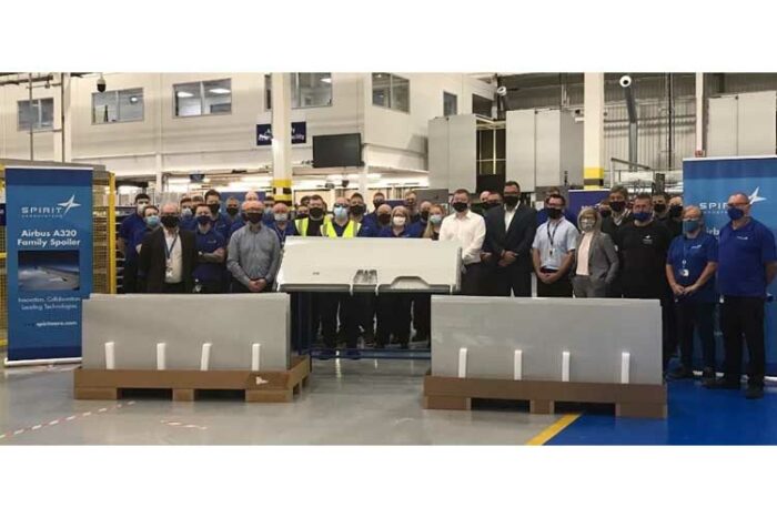 Spirit AeroSystems Europe delivers first set of A320 family RTM spoilers