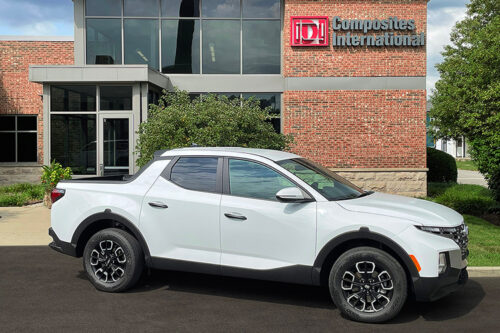 Hyundai selects IDI’s Fortium for the truck box on the new 2022 Santa Cruz Sport Adventure vehicle