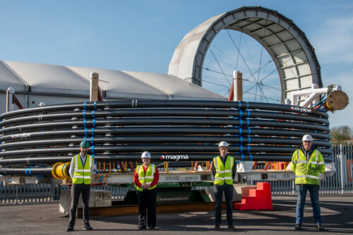 In May 2021, Magma delivered world’s first high pressure composite riser pipe to HWCG