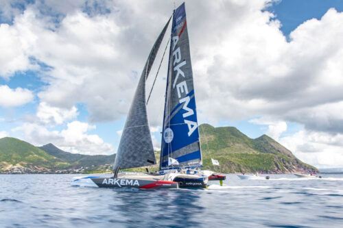 Arkema 4, bien arrivé à Fort-de-France au terme de sa première transatlantique