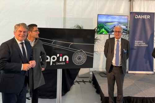 Daher pose la première pierre de « Shap’In », son centre d’innovation dédié aux aérostructures composites du futur