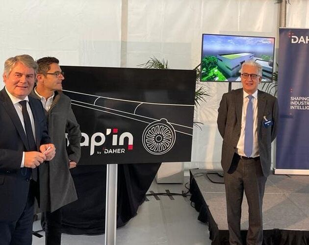 Daher pose la première pierre de « Shap’In », son centre d’innovation dédié aux aérostructures composites du futur