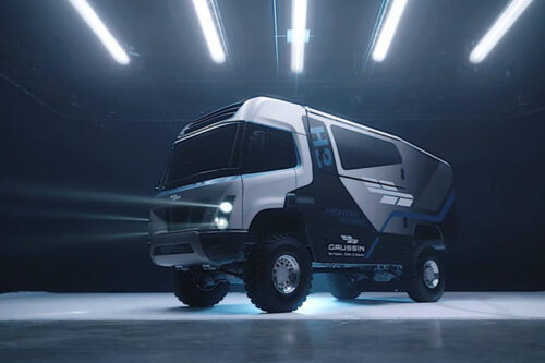 The H2 RACING TRUCK®, the first 100% hydrogen and electric powered racing truck.