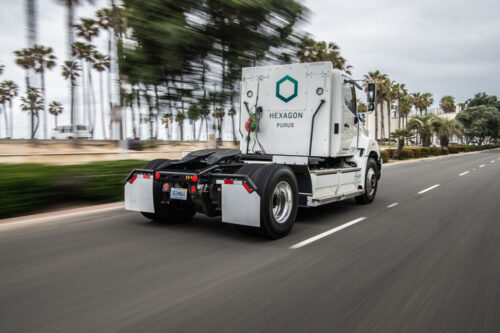 Hexagon Purus receives order from North American customer for a hydrogen fuel-cell Class-8 drayage truck