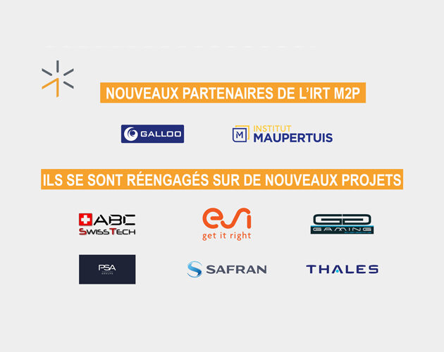 L’IRT M2P signe de nouveaux partenariats