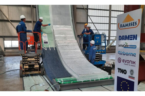 Realisation and demonstration of advanced material solutions for sustainable and efficient ships