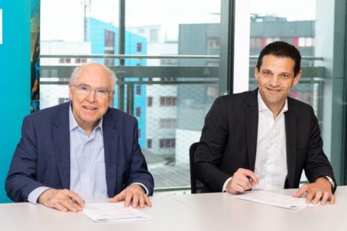 Prof. Helmut List, Chairman and CEO of AVL & Laurent Favre, CEO of Plastic Omnium
