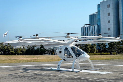 Volocopter flies over South Korea’s Incheon airport