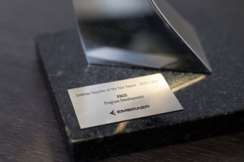 Embraer honors FACC with Best Supplier Award