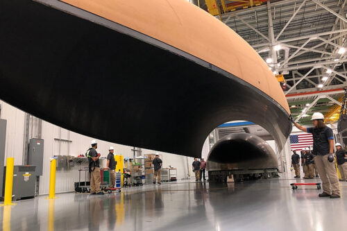 First fully U.S. made fairing to fly into space