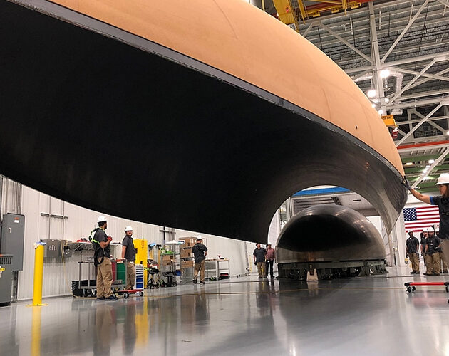 First fully U.S. made fairing to fly into space