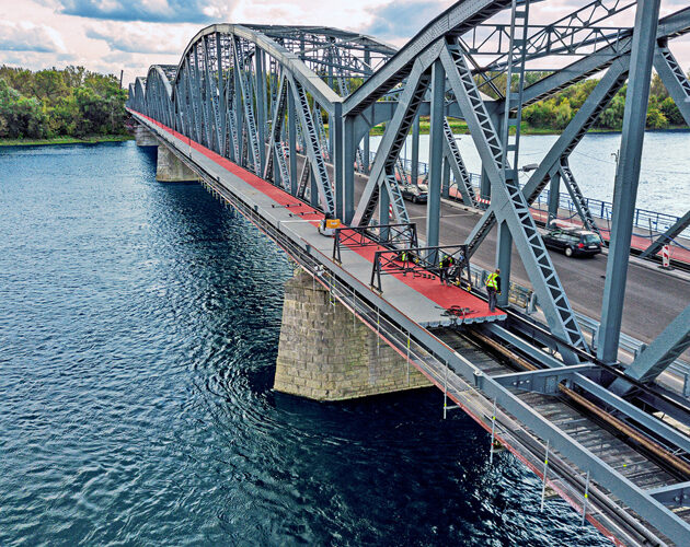 Fibrolux GmbH supplies over 16km of pultruded deck beams for Marshal Jozef Pilsudski bridge