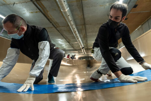 Le projet IMOCA Paprec Arkéa prend forme au chantier Multiplast - Groupe Carboman
