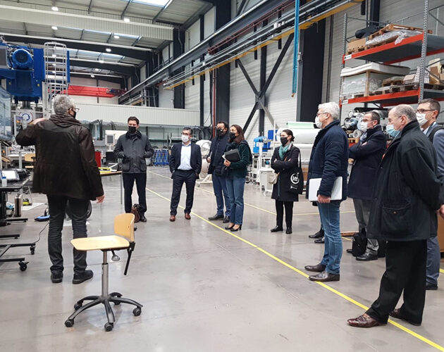 Des élus régionaux en visite sur les Technocampus Composites et Océan