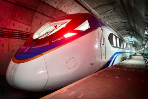 The fastest train in China’s Greater Bay Area uses Sinopec carbon fiber