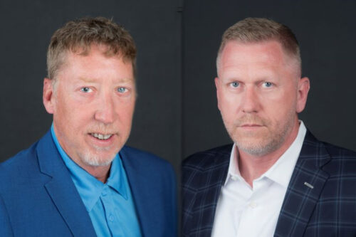 Teijin Automotive Technologies announces leadership transition (from left to right: Steve Rooney and Chris Twining)