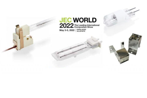 Ushio déploie ses processus IR améliorés pour les produits de l’industrie des matériaux composites à JEC World 2022
