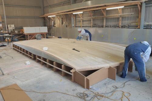 Roger Hill 12m Design takes shape with DuFLEX composite panels